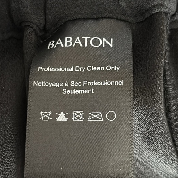 Aritzia Babaton Thibaut Relaxed Fit Tapered Leg Pant in Black - NWOT - Medium - Picture 9 of 10